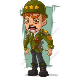Cartoon Soldier Character