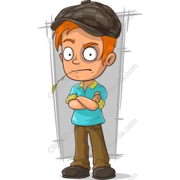 Playful Cartoon Character