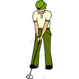 Golfer in Action