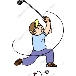 Charming Young Golfer