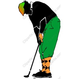 Vibrant Golfer