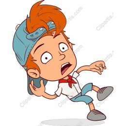 Surprised Boy Character