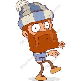 Whimsical Bearded Character