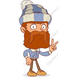 Charming Bearded Character