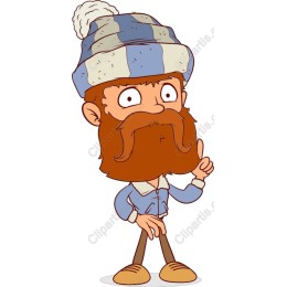 Whimsical Bearded Man