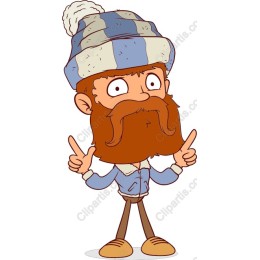 Whimsical Bearded Man