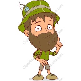 Whimsical Fishing Character