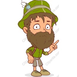 Playful Cartoon Adventurer