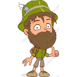 Whimsical Fisherman Character