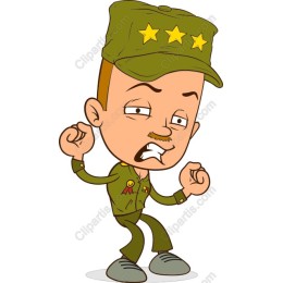 Cartoon Soldier Character