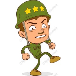 Cartoon Soldier Character