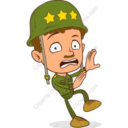 Quirky Cartoon Soldier