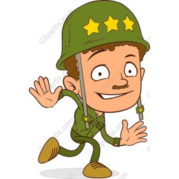 Cheerful Soldier