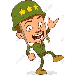 Cheerful Soldier