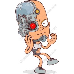 Cybernetic Cartoon Character