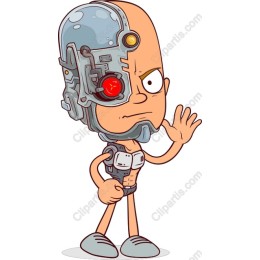 Futuristic Cyborg Character