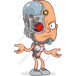 Quirky Cyborg Character