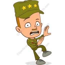 Cartoon Military Character
