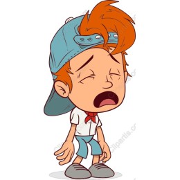 Whimsical of a Dejected Young Boy