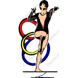 Dynamic Olympic Gymnast