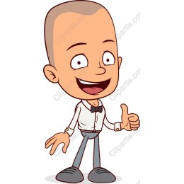 Happy Cartoon Character