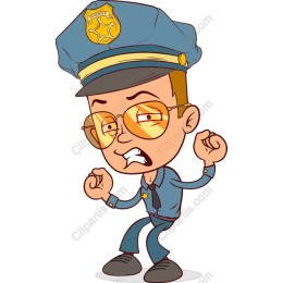 Cartoon Police Officer