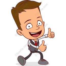 Cheerful Young Man in Suit