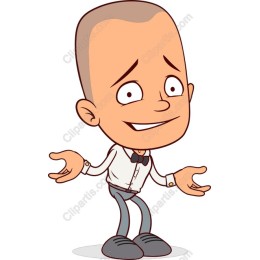 Cheerful Cartoon Character