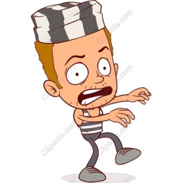 Playful Cartoon Prisoner