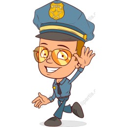 Cheerful Cartoon Sheriff