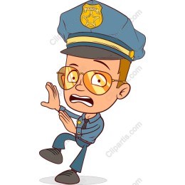 Cartoon Police Officer