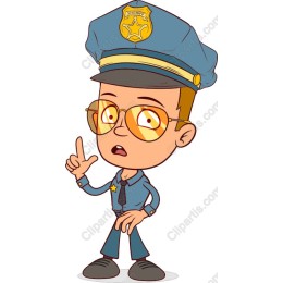 Cartoon Police Officer