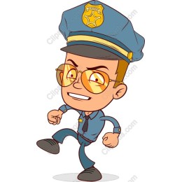 Cartoon Police Officer