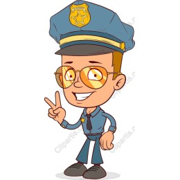 Cheerful Police Officer