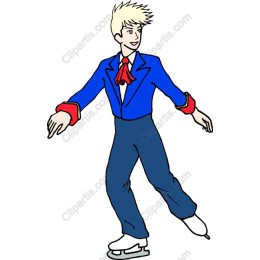 Charming Male Figure Skater