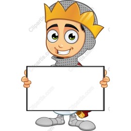 Knight with Blank Banner