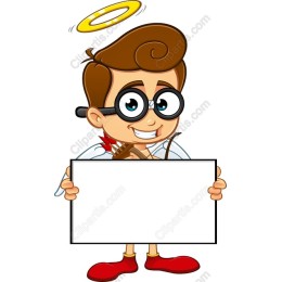 Whimsical Halo Cartoon Character