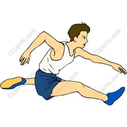 Dynamic Male Athlete