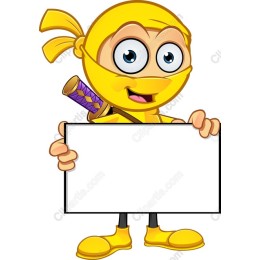 Playful Yellow Ninja