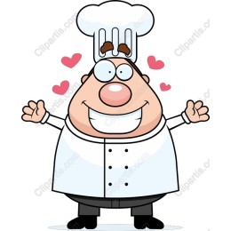 Cheerful Cartoon Chef