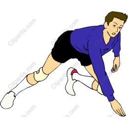 Dynamic Volleyball Player Action
