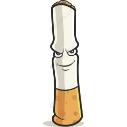 Cheeky Cigarette Character