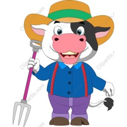 Farmyard Cow Character