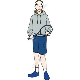 Cheerful Tennis Player