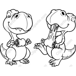 Cheerful Dinosaur