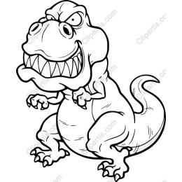 Fierce Cartoon T-Rex