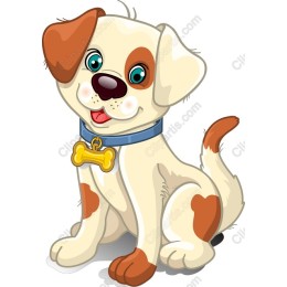 Cute Cartoon Puppy