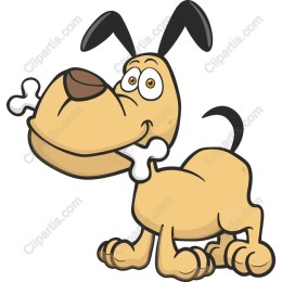 Cheerful Cartoon Dog
