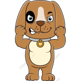 Adorable Muscular Dog