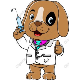 Cute Dog Veterinarian